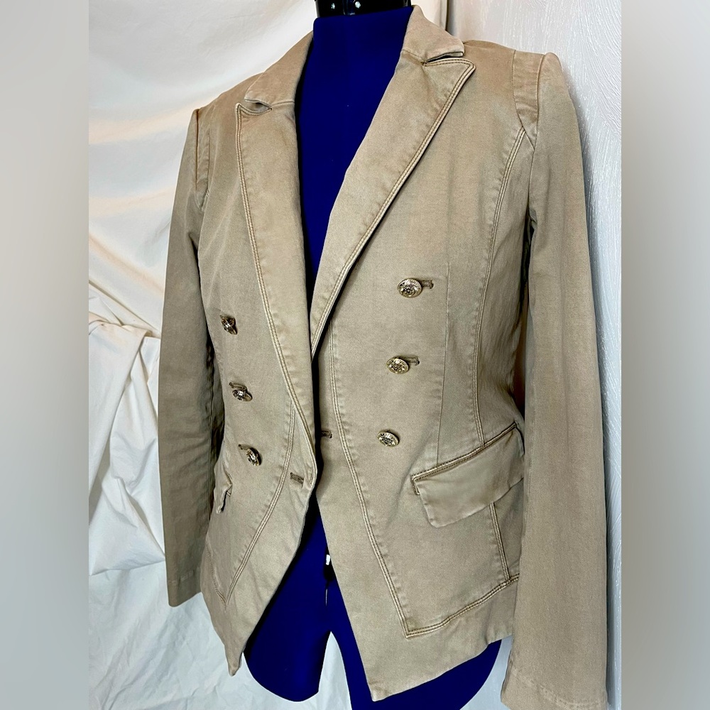 WHBM Khaki denim jacket